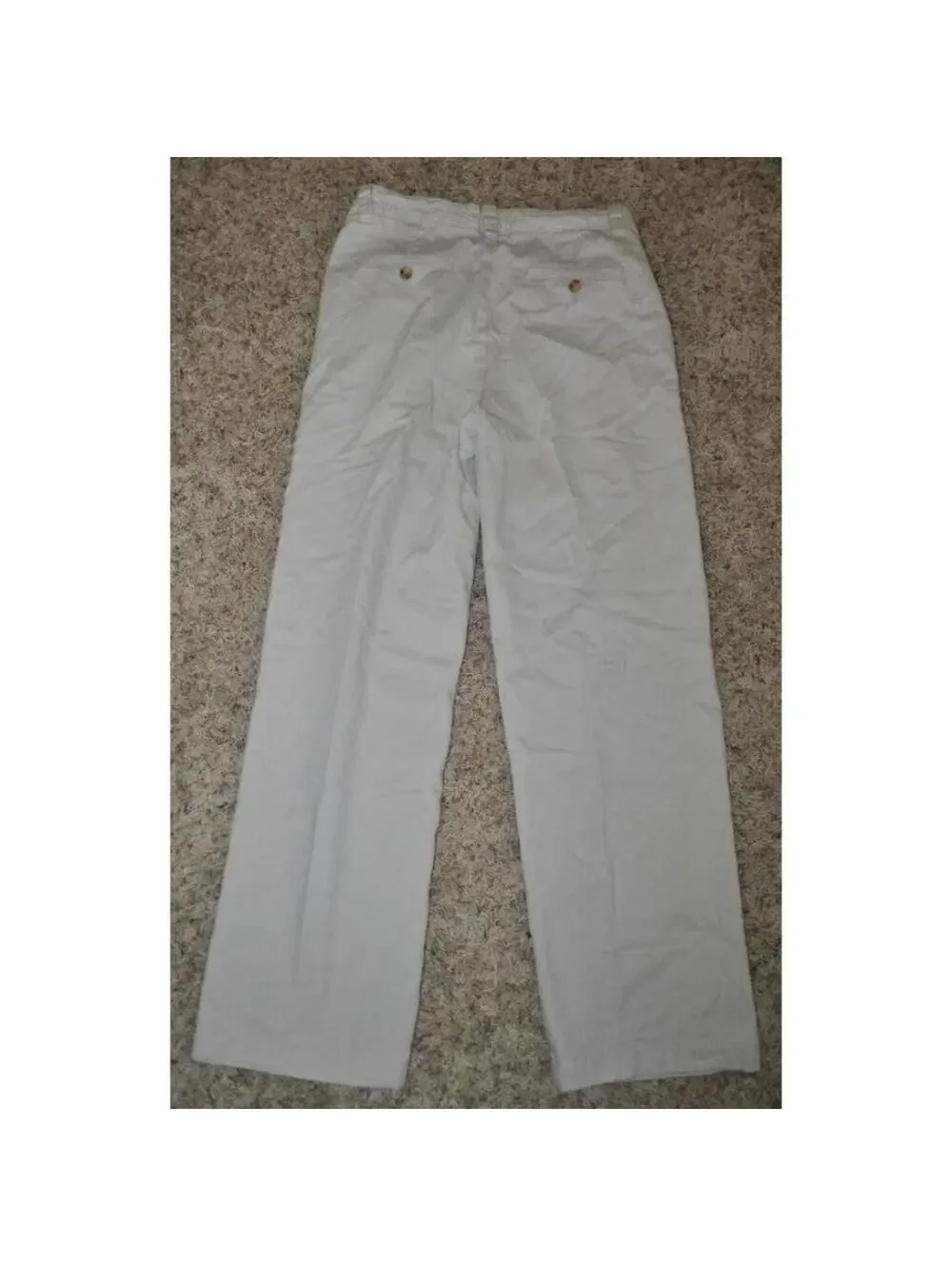 Boys Khakis The Childrens Place Pants 14 Beige Flat Front Adjustable Waist Dress